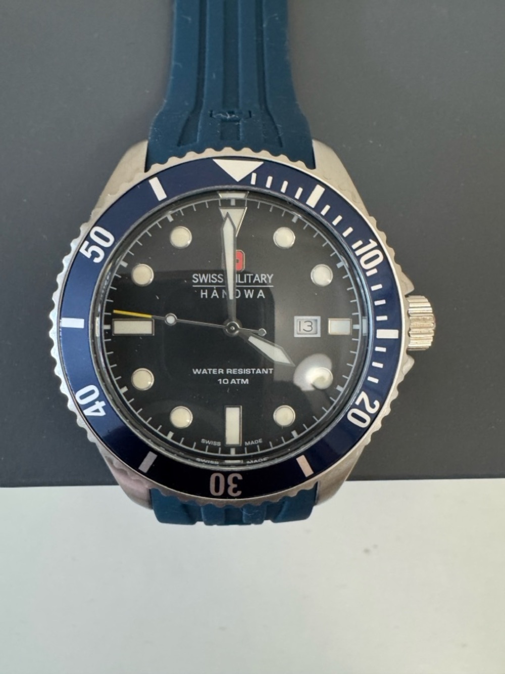 Swiss Military Hanowa Blue Diver Watch